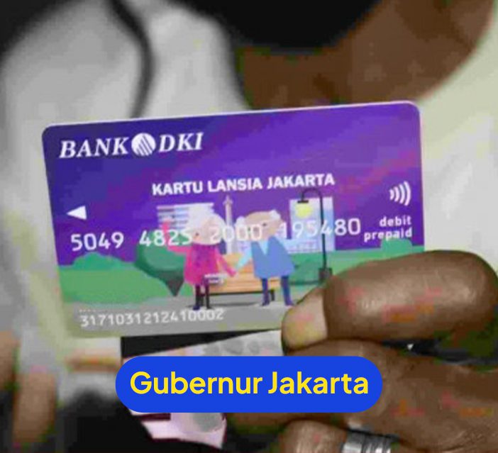 kartu lansia hasil program anies baswedan