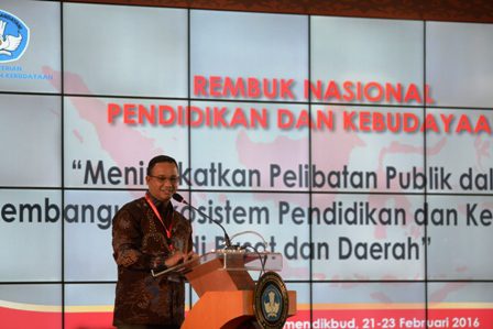 Rekam jejak Anies Baswedan menyusun Neraca Pendidikan Daerah