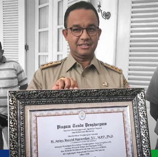 Anies meraih penghargaan Anugrah Integritas Nasional dari Komunitas Pengusaha Antisuap