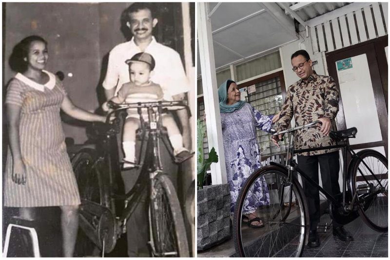 Foto kebersamaan Ibu dan Anies Baswedan saat kecil hingga dewasa