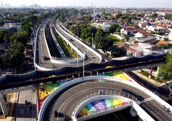 Hasil Karya Anies Baswedan Flyover Tapal Kuda