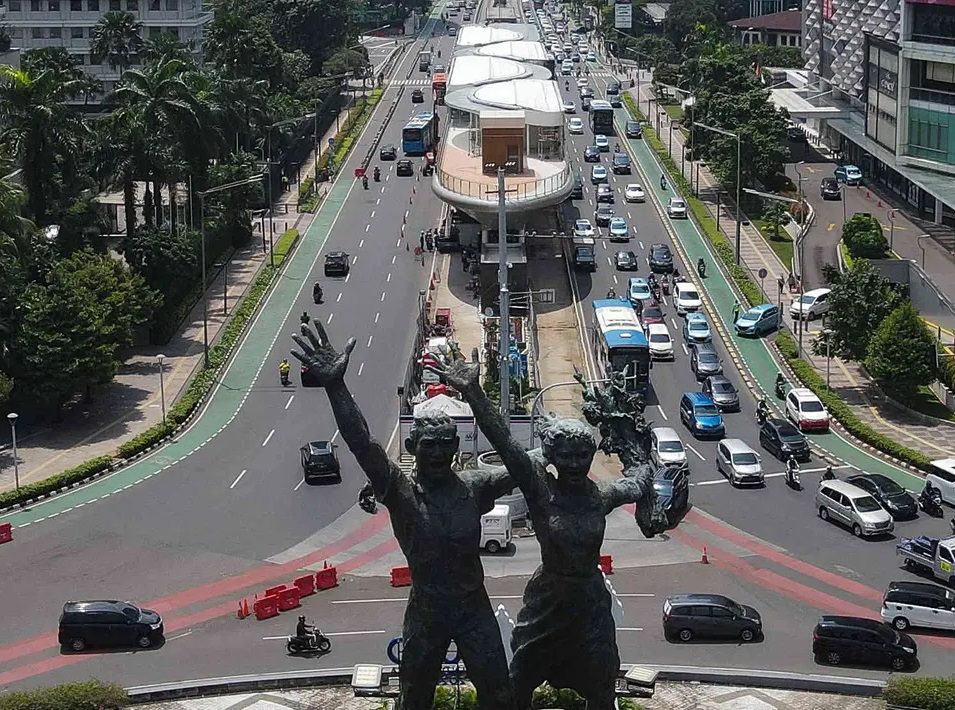 Program gubernur DKI Anies baswedan Halte Bundaran HI