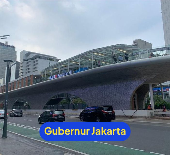Program Anies baswedan bangun Halte Bundaran HI